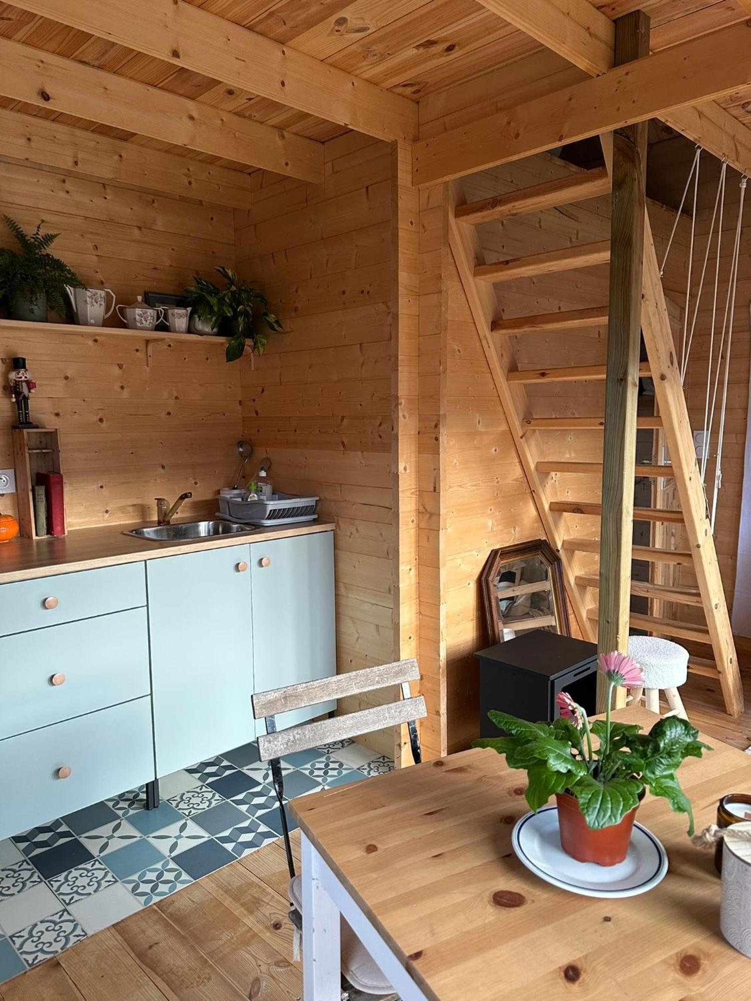 Maison En Bois 1 Chambre 4 Couchages Type Tiny House Granville Exterior foto